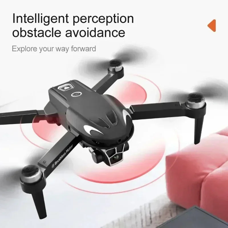 V166 Drone - Brushless Optical Flow Dual Camera Obstacle Avoidance Aerial Photography Quadcopter