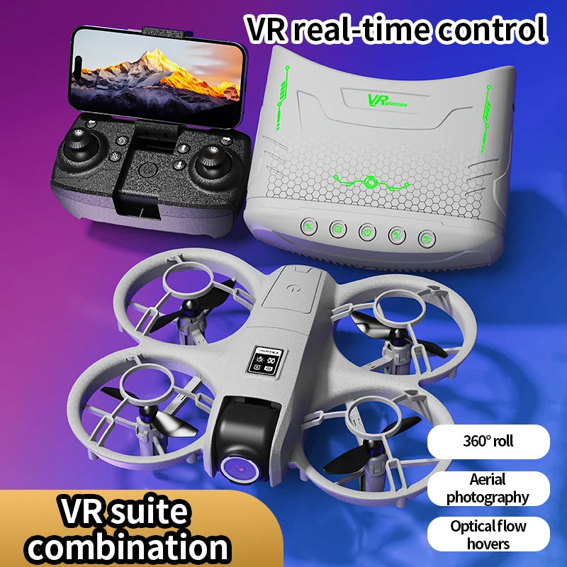 X228 Drone - 4K VR Glasses 2.4G WiFi Positioning Professional HD Dual Camera Aerial Quadcopter