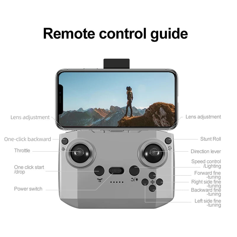 A11 Drone - 4K WiFi Professional HD Dual Camera Aerial Photography Remote Control Quadcopter