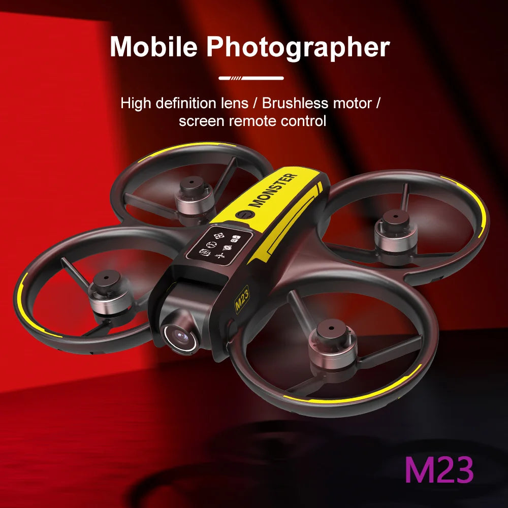 M23 Drone - Professional 4K Dual Lens Screen Control 360° Stunt Flip One-Button Takeoff Landing