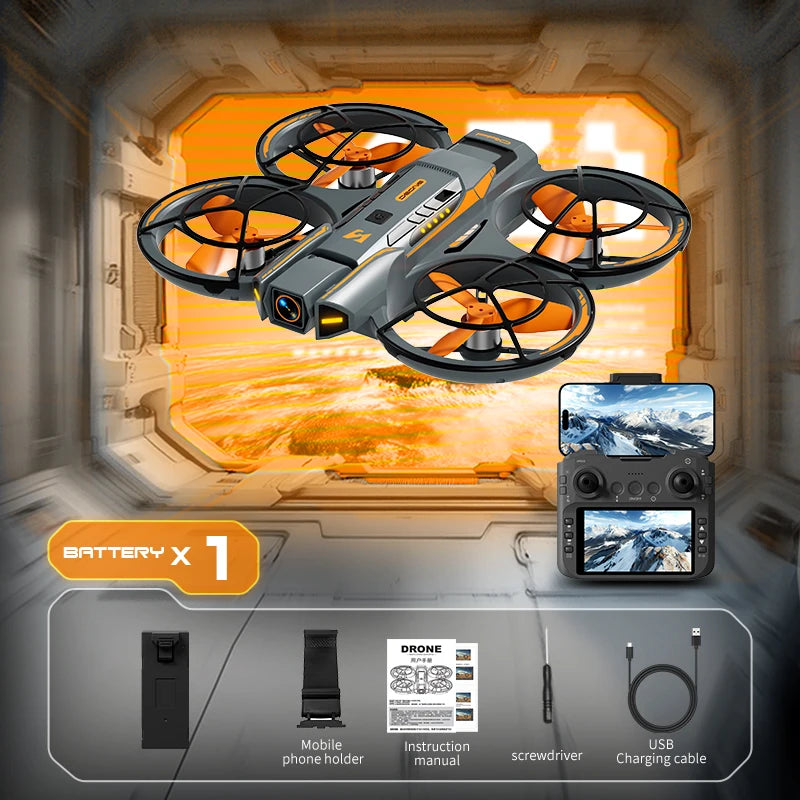 A21 Pro Drone - 4K HD Screen Mini 180° Electric Adjustable Camera WiFi Brushless Obstacle Avoidance