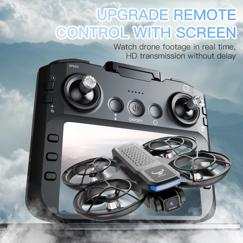 SG800 Pro Drone - 4.3 Inch Screen Control Brushless Aerial Photography Drop Resistant Remote Control