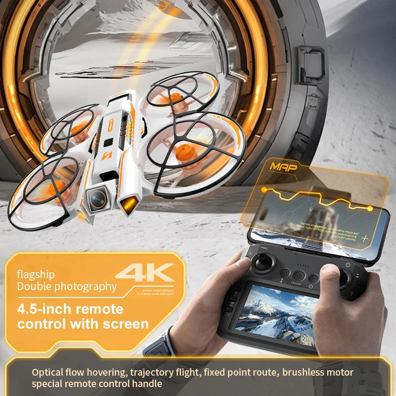 A21 Pro Drone - 4K HD Screen Mini 180° Electric Adjustable Camera WiFi Brushless Obstacle Avoidance