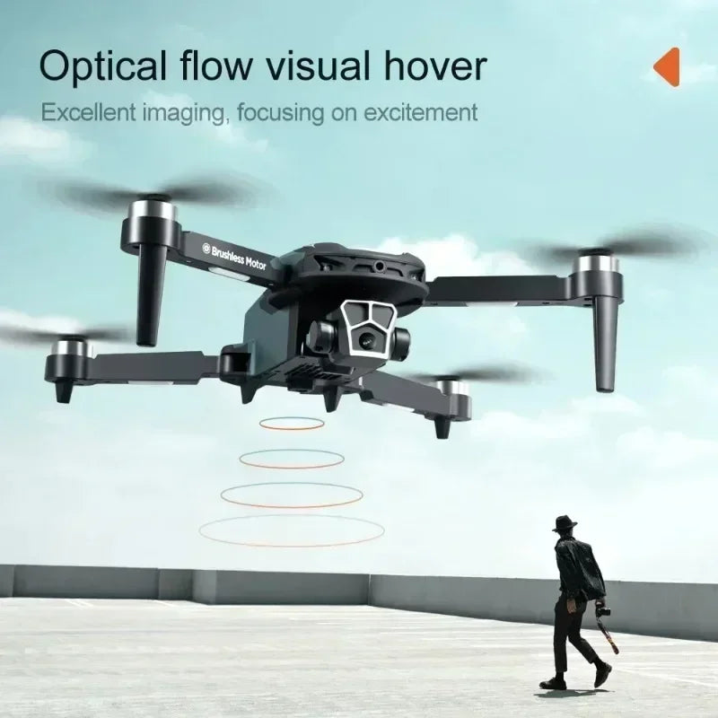 V166 Drone - Brushless Optical Flow Dual Camera Obstacle Avoidance Aerial Photography Quadcopter