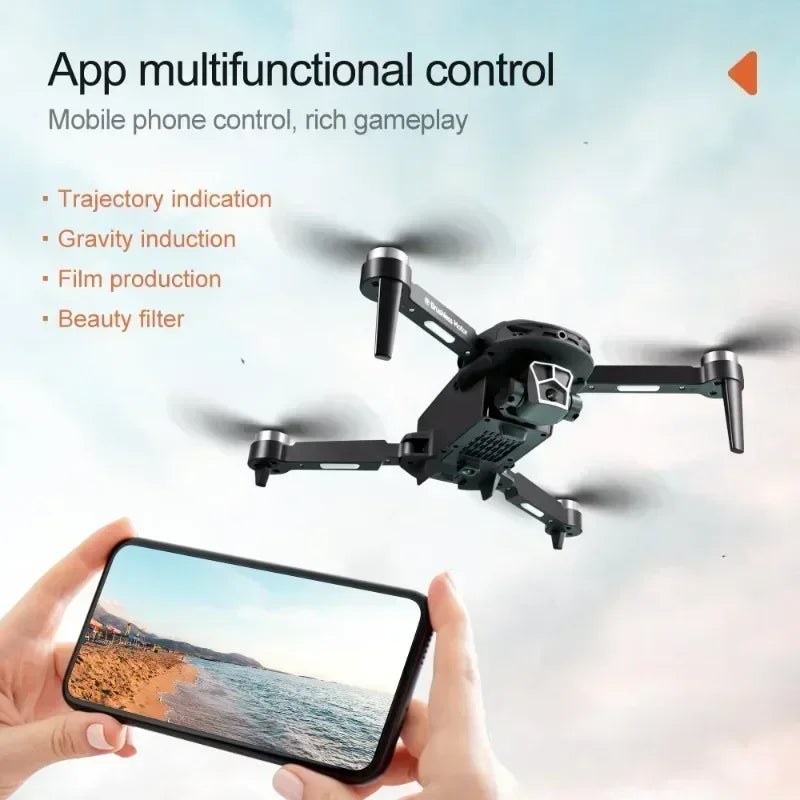 V166 Drone - Brushless Optical Flow Dual Camera Obstacle Avoidance Aerial Photography Quadcopter