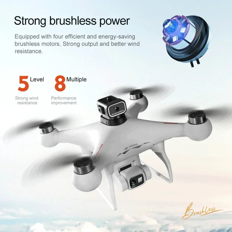S116 Drone - 8K Brushless Motor Dual Camera Optical Flow Zoom Obstacle Avoidance Quadcopter