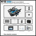 K12 Max Drone - 4K Professional Aerial Photography Brushless Motor Two Camera Obstacle Avoidance Foldable