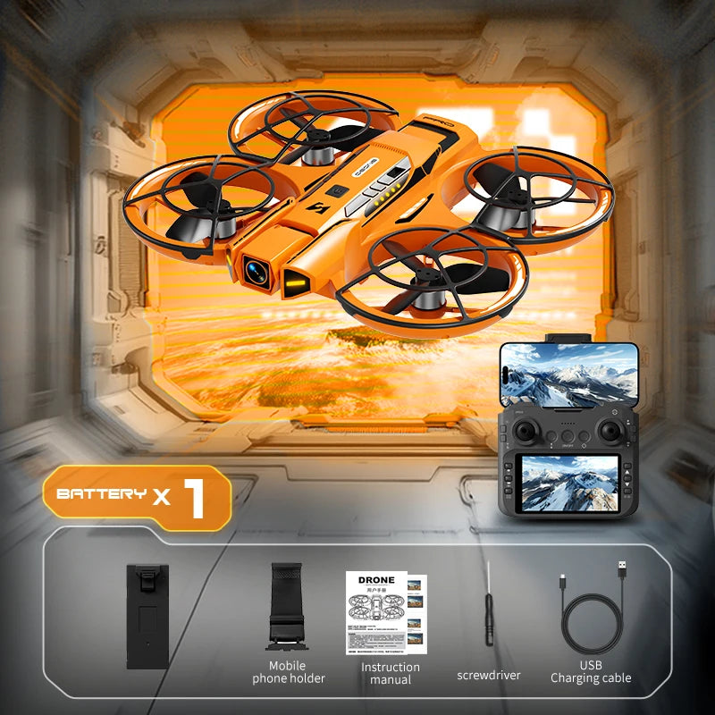 A21 Pro Drone - 4K HD Screen Mini 180° Electric Adjustable Camera WiFi Brushless Obstacle Avoidance