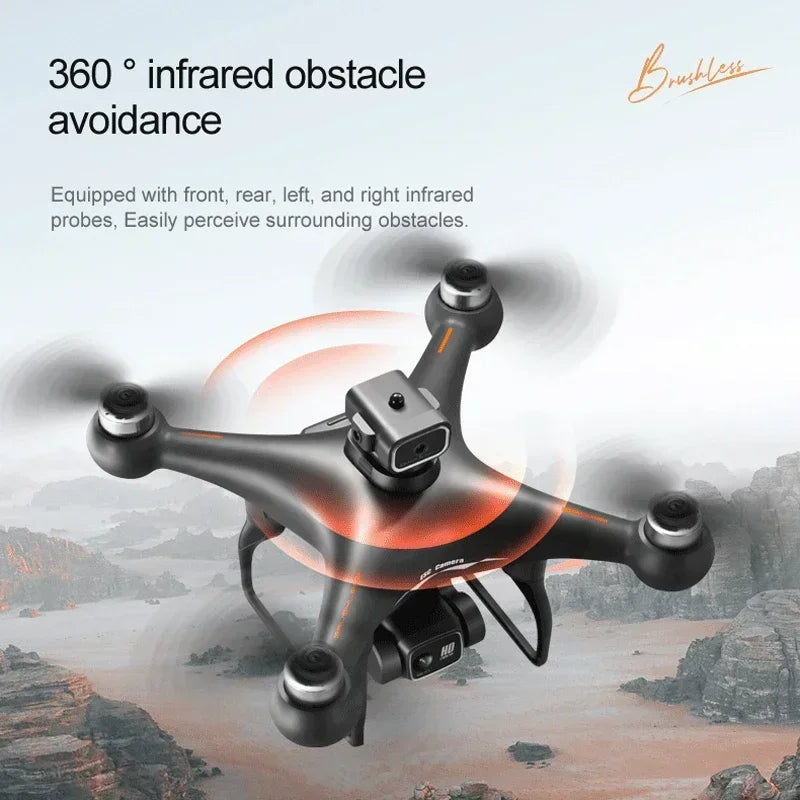 S116 Drone - 8K Brushless Motor Dual Camera Optical Flow Zoom Obstacle Avoidance Quadcopter
