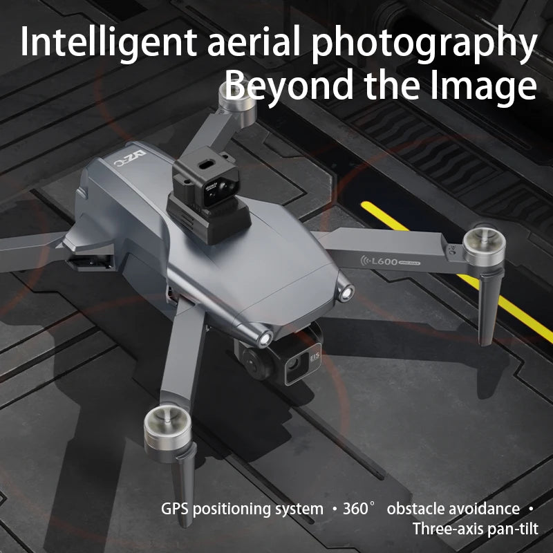 L600 Pro Max Drone - 8K Professional HD Camera 3-Axis Gimbal Aerial Photography Obstacle Avoidance 5KM FPV