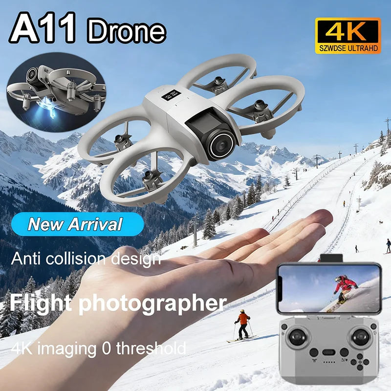 A11 Drone - 4K WiFi Professional HD Dual Camera Aerial Photography Remote Control Quadcopter