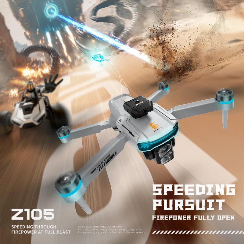 Z105 Drone - 4.3 Inch Screen Control Brushless Professional Aerial Camera Anti-Shake Gimbal