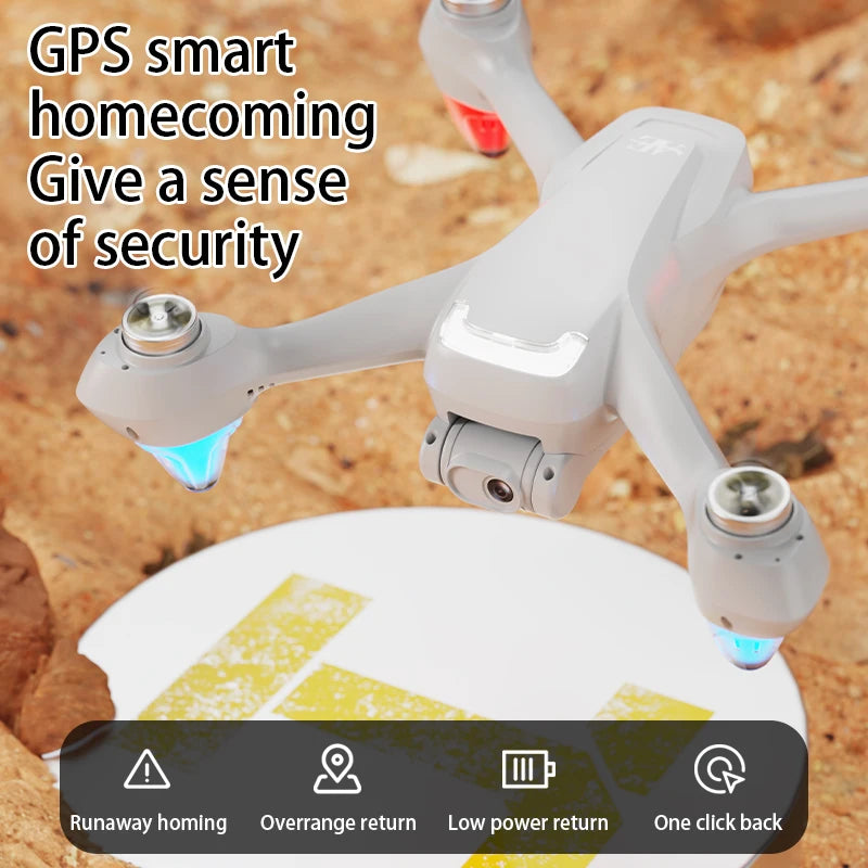 AE9 Drone - 4K Professional HD Camera Aerial FPV Brushless Optical Flow with Large Screen Remote Control