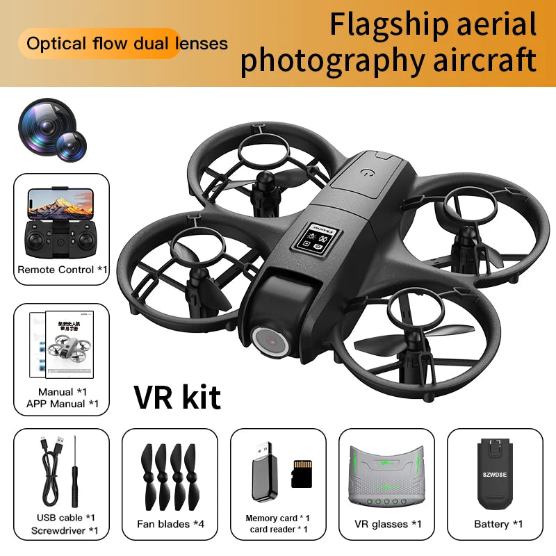 X228 Drone - 4K VR Glasses 2.4G WiFi Positioning Professional HD Dual Camera Aerial Quadcopter