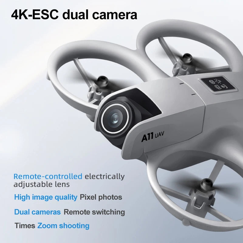 A11 Drone - 4K WiFi Professional HD Dual Camera Aerial Photography Remote Control Quadcopter