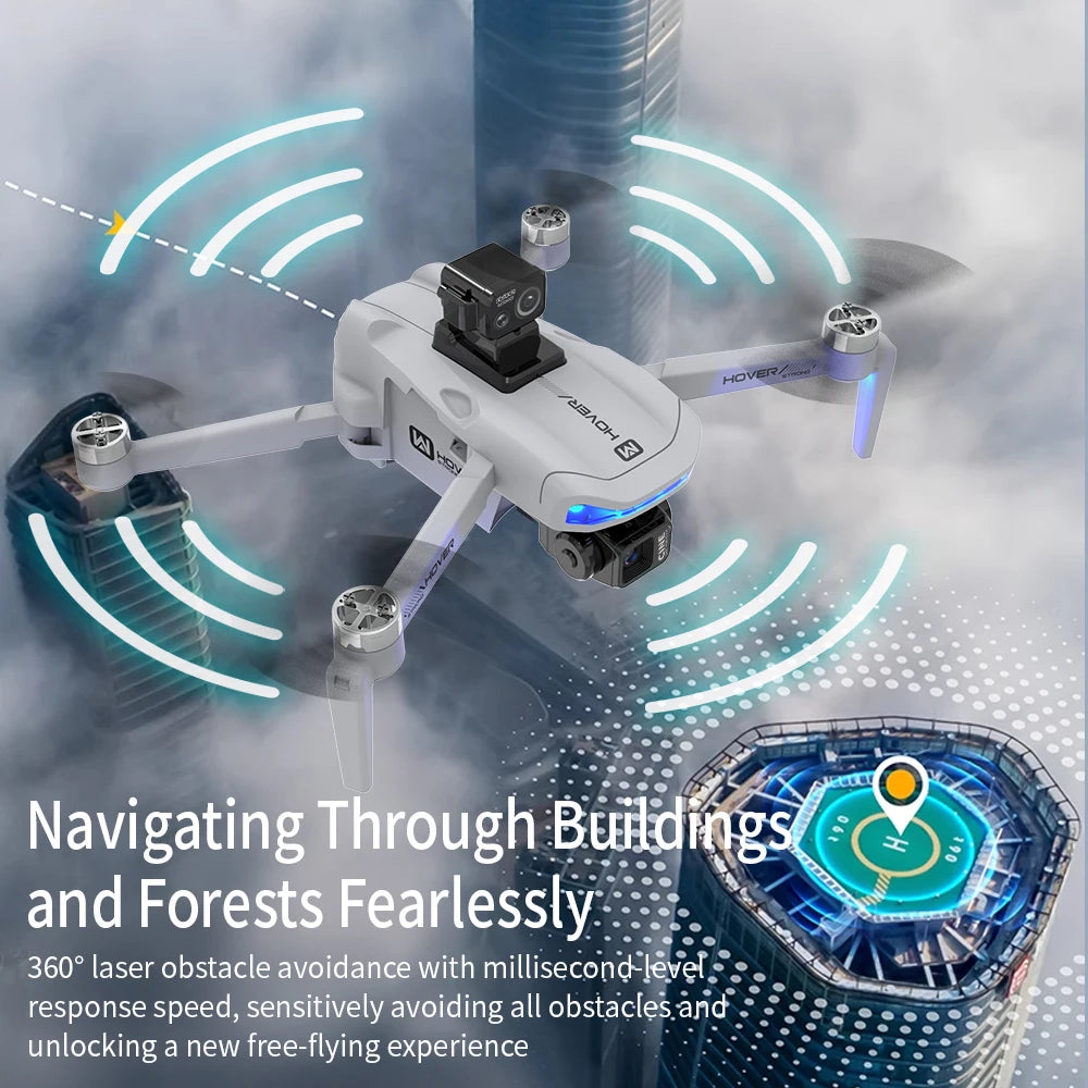 X40 Drone - 4K Professional HD Camera 3-Axis Gimbal Obstacle Avoidance Aerial Photography Brushless Foldable Quadcopter