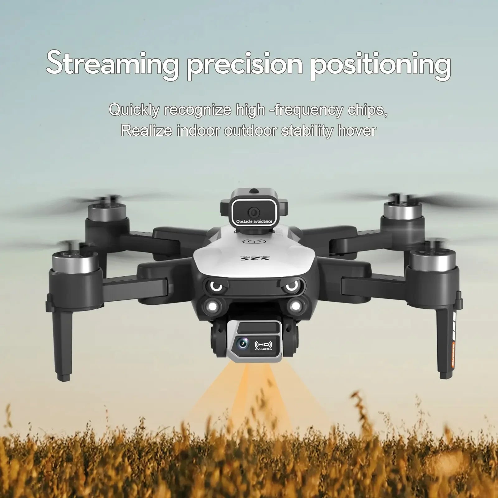 S2S Brushless Drone - 4K Professional 8K HD Dual Camera Obstacle Avoidance Aerial Photography Foldable Quadcopter 25Min