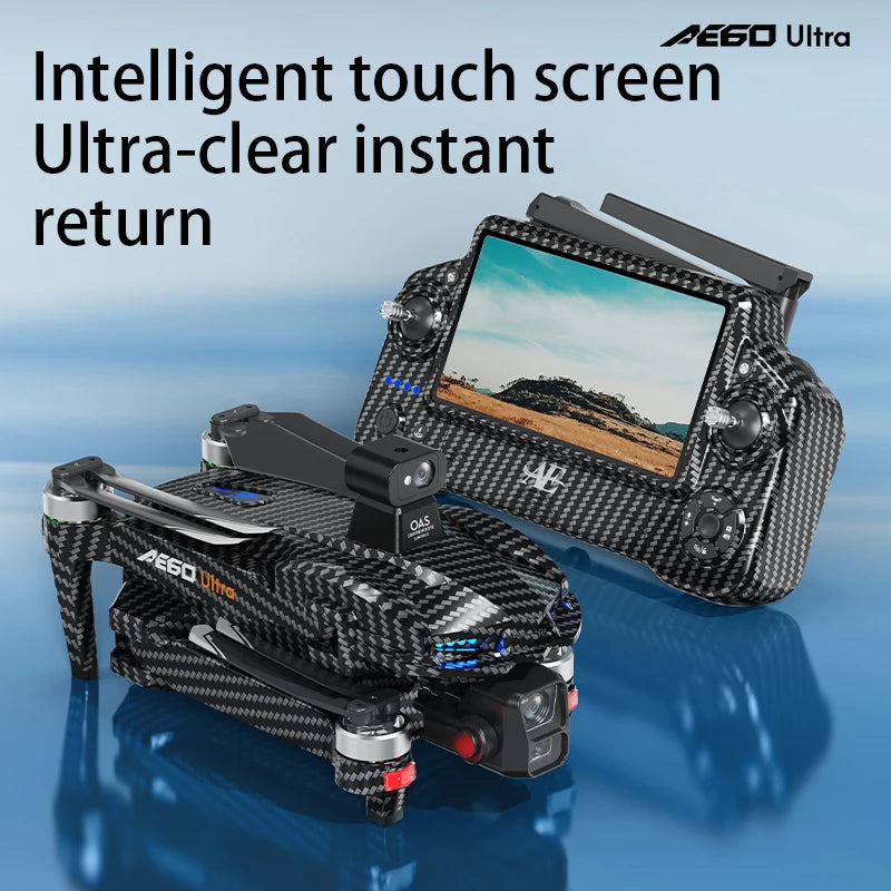 AE60 GPS Drone - Professional 8K Camera 3-Axis Gimbal 5G WiFi Brushless Touch Screen Control Fishing