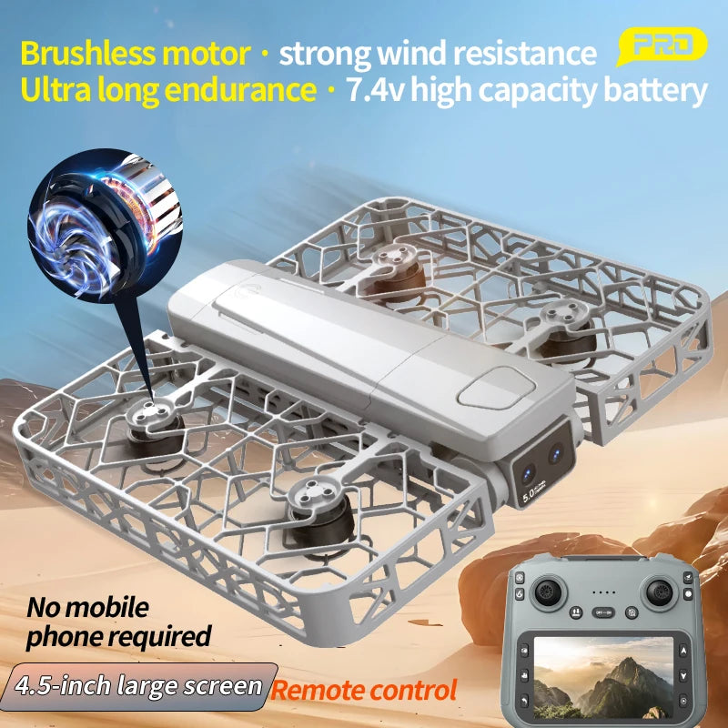 S161 Drone - 4K HD Screen Control Brushless Full Enclosure Flying Machine Quadcopter