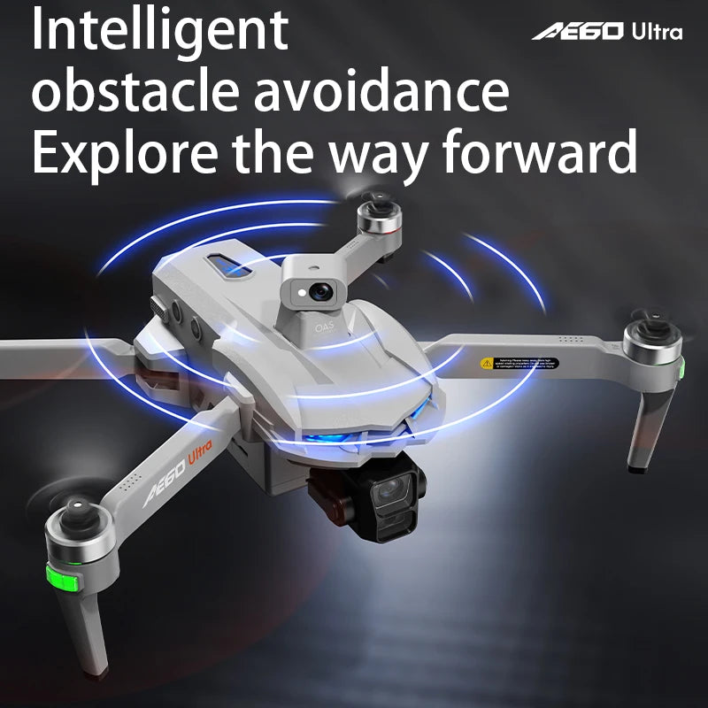 AE60 GPS Drone - Professional 8K Camera 3-Axis Gimbal 5G WiFi Brushless Touch Screen Control Fishing