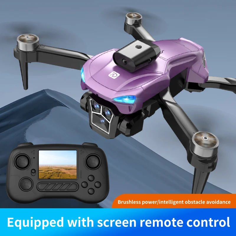 ZY86 Drone - Screen Control Brushless Motor Optical Flow Obstacle Avoidance Infrared Lifting