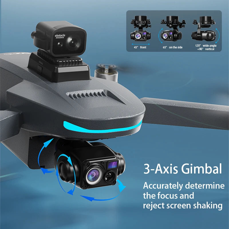 L200 Plus Drone - 4K HD Professional Camera 3-Axis Gimbal Obstacle Avoidance Brushless 5G WIFI FPV