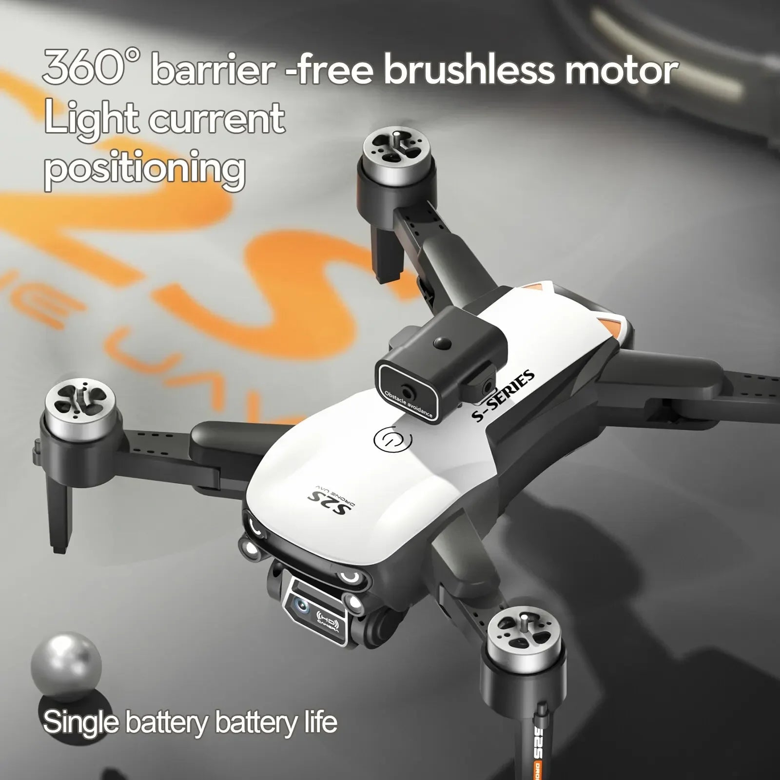 S2S Brushless Drone - 4K Professional 8K HD Dual Camera Obstacle Avoidance Aerial Photography Foldable Quadcopter 25Min