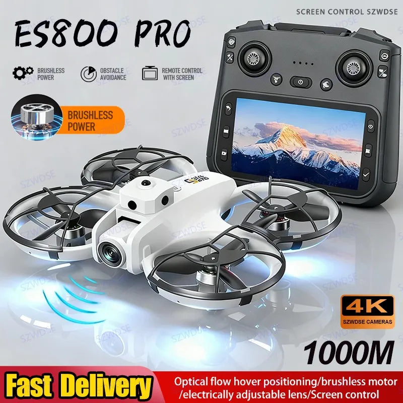 ES800 Pro Drone - 4K Professional Camera Aerial FPV Brushless Obstacle Avoidance Large Screen Folding