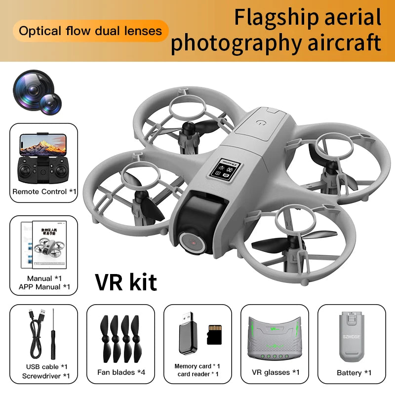 X228 Drone - 4K VR Glasses 2.4G WiFi Positioning Professional HD Dual Camera Aerial Quadcopter