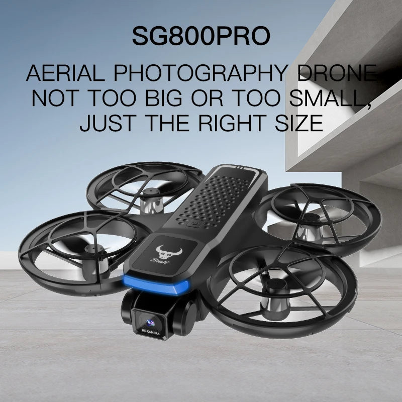 SG800 Pro Drone - 4.3 Inch Screen Control Brushless Aerial Photography Drop Resistant Remote Control