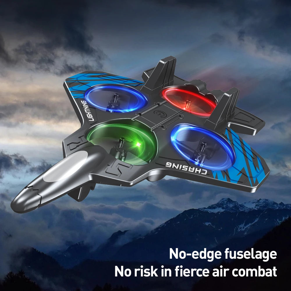 E72 Drone - High-Performance Foam Aircraft Stunt Intelligent Fixed Height Hover 360° Turn LED Lights